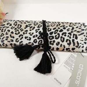 CHICO'S Jewelry Roll Animal print NOSZ Accessories Promo Chico's Travel Jewelry